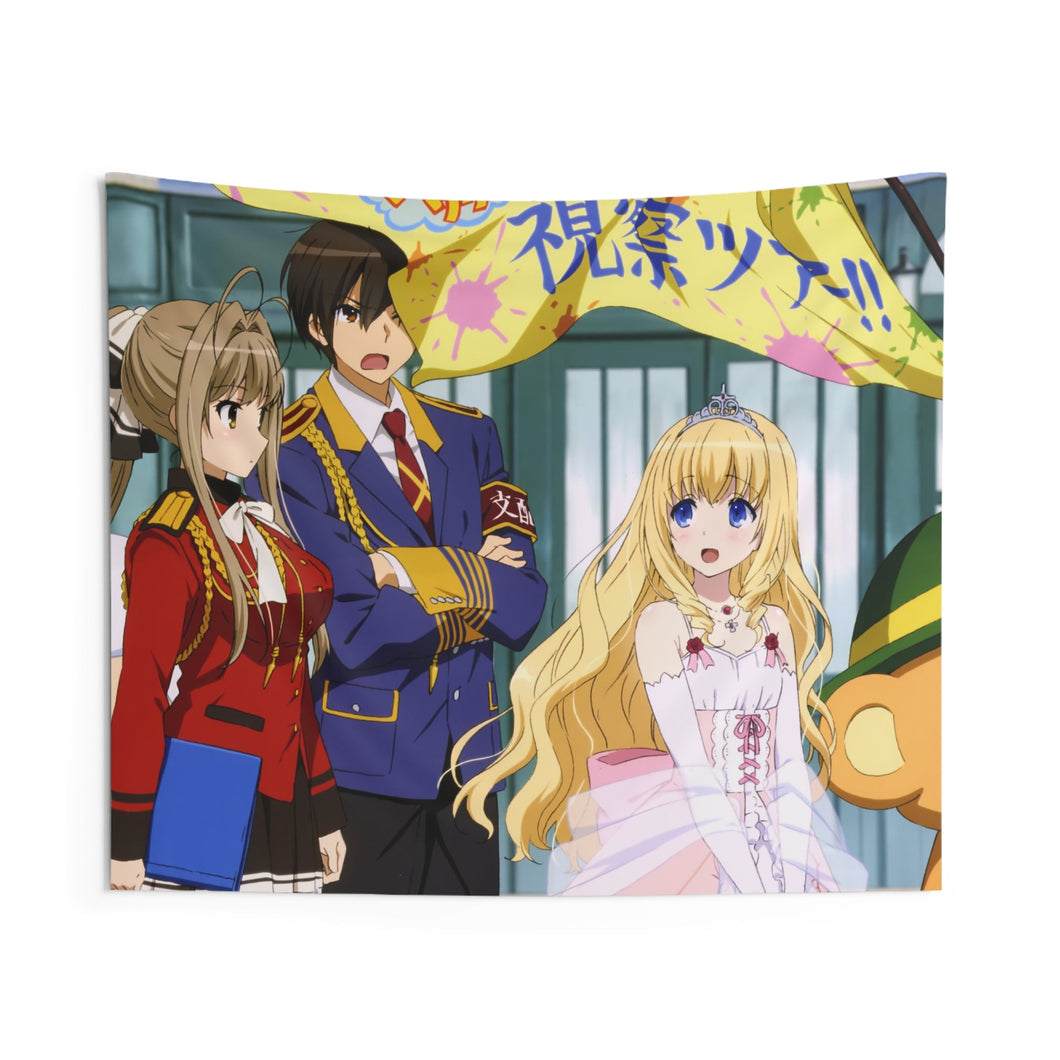 Amagi Brilliant Park Isuzu Sento, Seiya Kanie, Latifa Fleuranza, Tiramie, Moffle Indoor Wall Tapestry