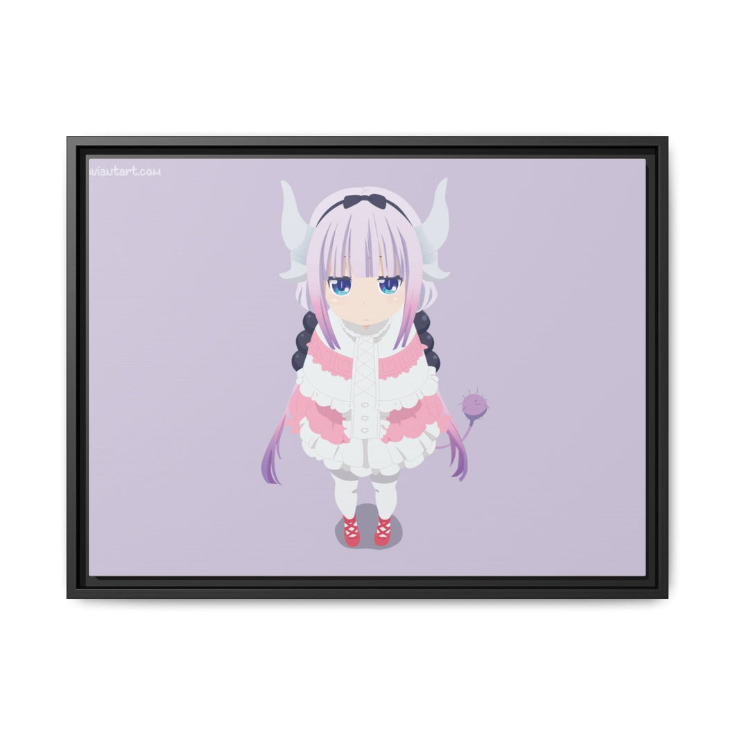 Anime Miss Kobayashi's Dragon Maid Canvas Framed Art Print