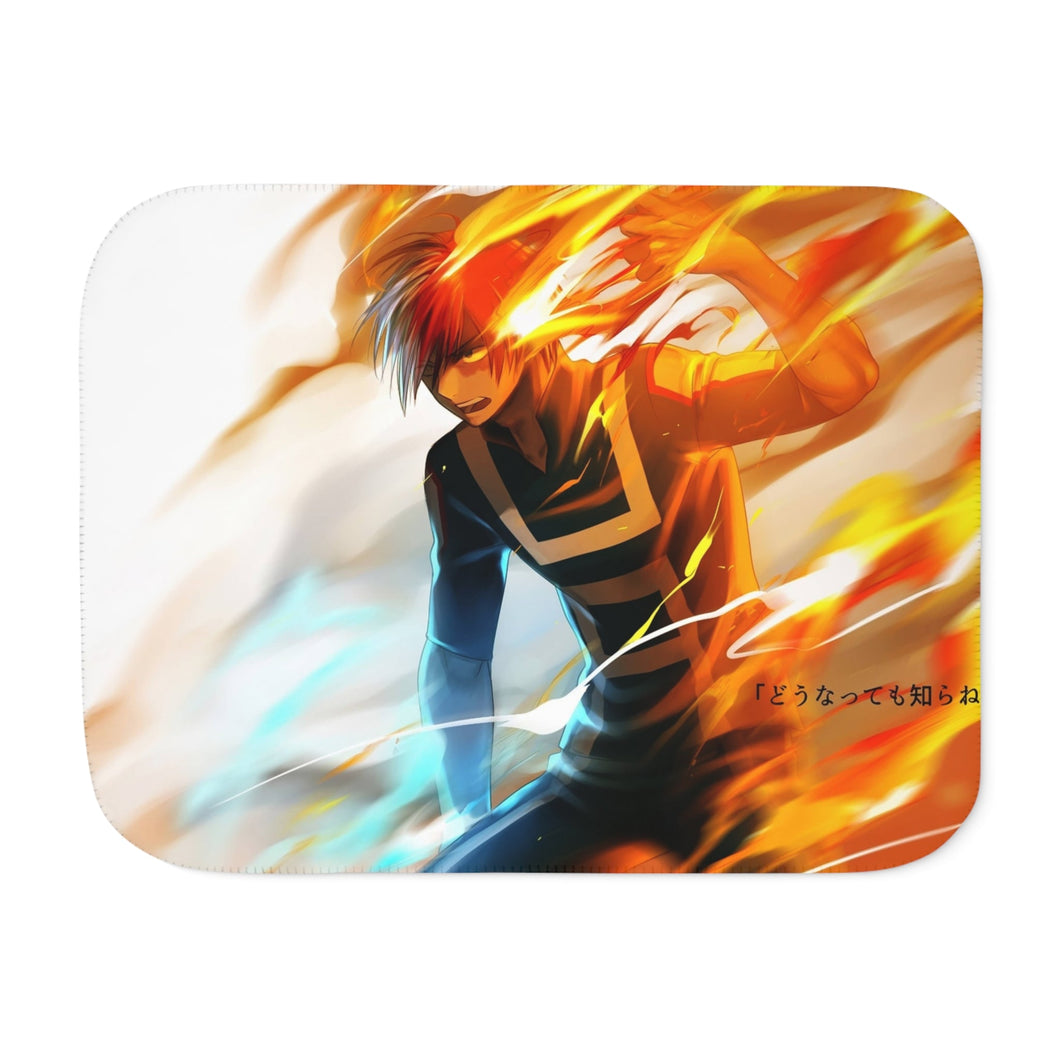 Shouto Todoroki (Boku no Hero Academia) Sherpa Blanket