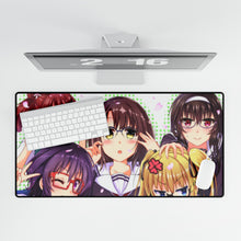 Load image into Gallery viewer, Saekano: How to Raise a Boring Girlfriend Group Mouse Pad (Desk Mat)
