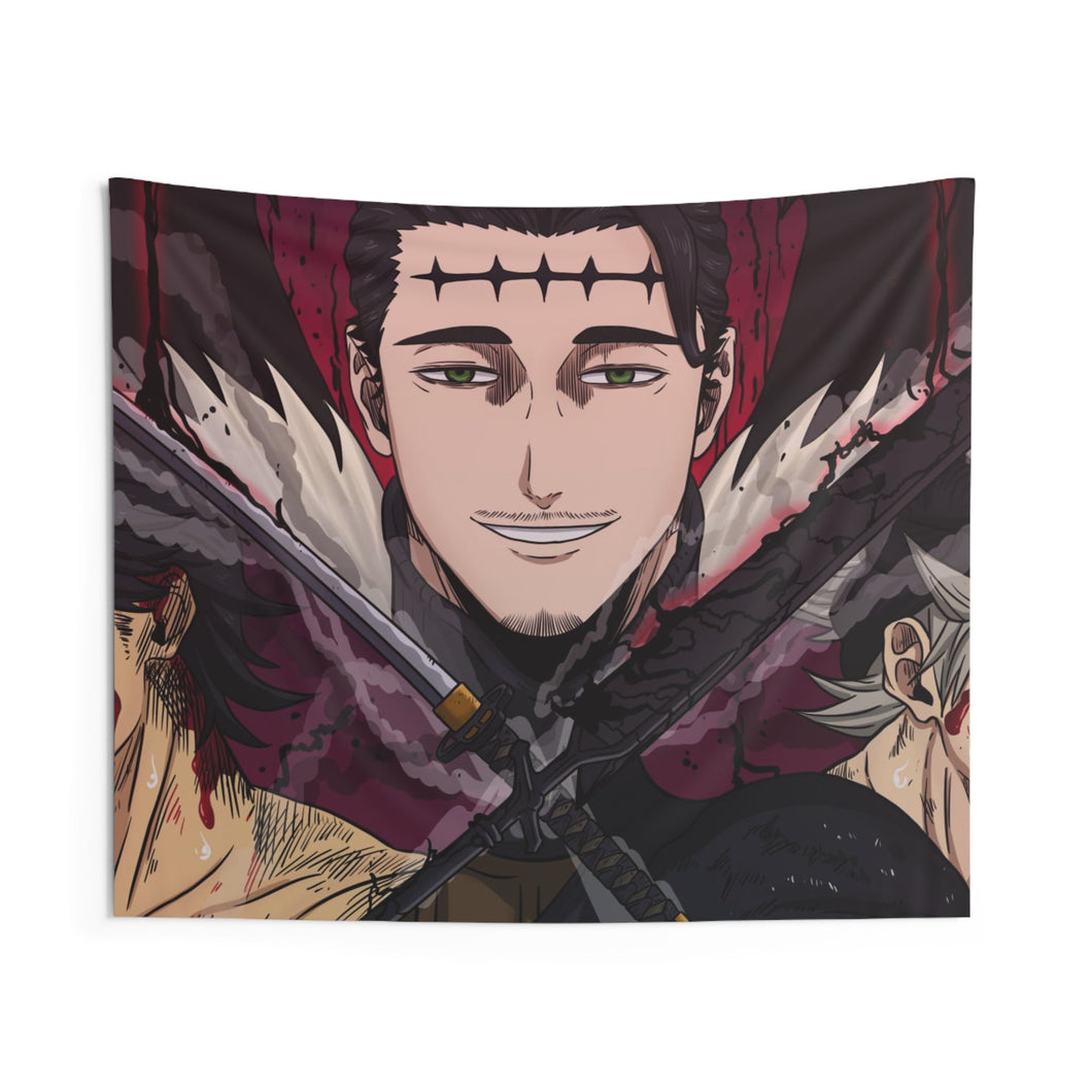 Black Clover Asta, Yami Sukehiro Indoor Wall Tapestry