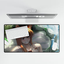 Load image into Gallery viewer, Anime Spice and Wolf Mouse Pad (Desk Mat)
