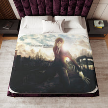 Load image into Gallery viewer, Black Butler Sherpa Blanket
