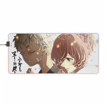 Load image into Gallery viewer, Tokyo Revengers Takemichi Hanagaki, Hinata Tachibana RGB LED Mouse Pad (Desk Mat)
