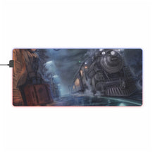 Load image into Gallery viewer, Anime Train Station RGB LED Mouse Pad (Desk Mat)
