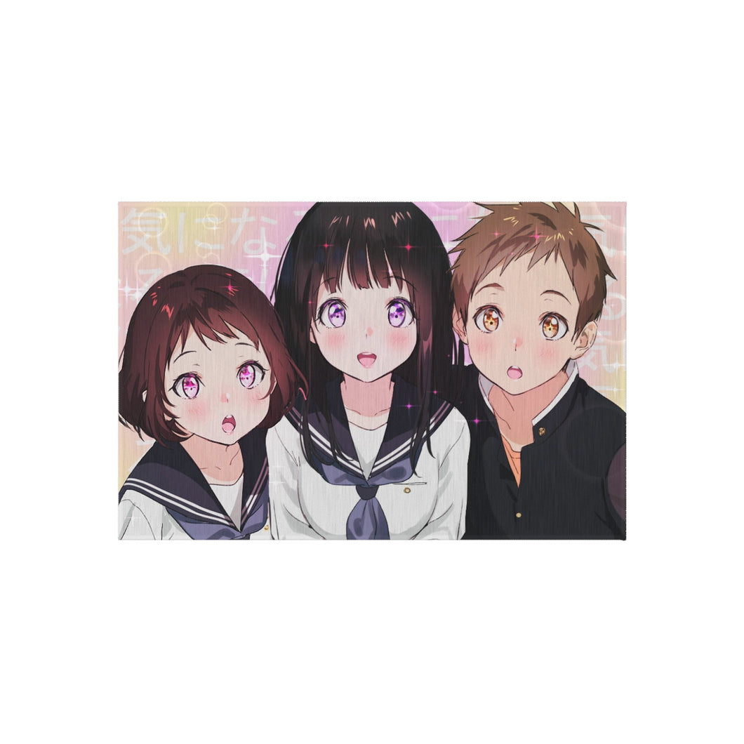 Hyouka Eru Chitanda, Satoshi Fukube, Mayaka Ibara Rug