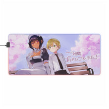 Load image into Gallery viewer, My Recently Hired Maid is Suspicious RGB LED Mouse Pad (Desk Mat)
