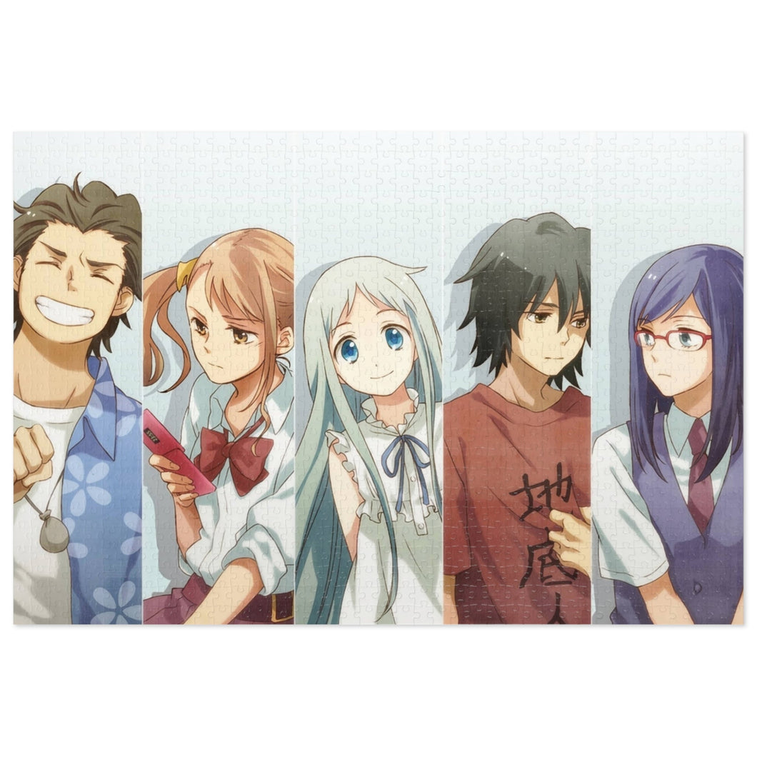 Anohana Meiko Honma, Jinta Yadomi, Naruko Anjou, Tetsudou Hisakawa, Chiriko Tsurumi Jigsaw Puzzle