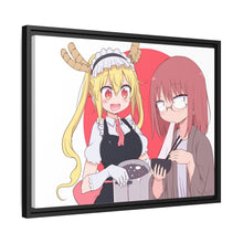 Load image into Gallery viewer, Anime Miss Kobayashi&#39;s Dragon Maid Canvas Framed Art Print
