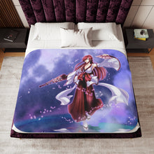 Load image into Gallery viewer, Erza Scarlet Sherpa Blanket
