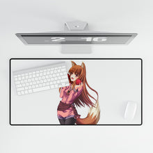 Load image into Gallery viewer, Anime Spice and Wolf Mouse Pad (Desk Mat)
