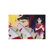 Load image into Gallery viewer, Sarada, Boruto, Kawaki: road to Hokage Rug
