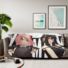 Load image into Gallery viewer, Anime Spy x Family Sherpa Blanket
