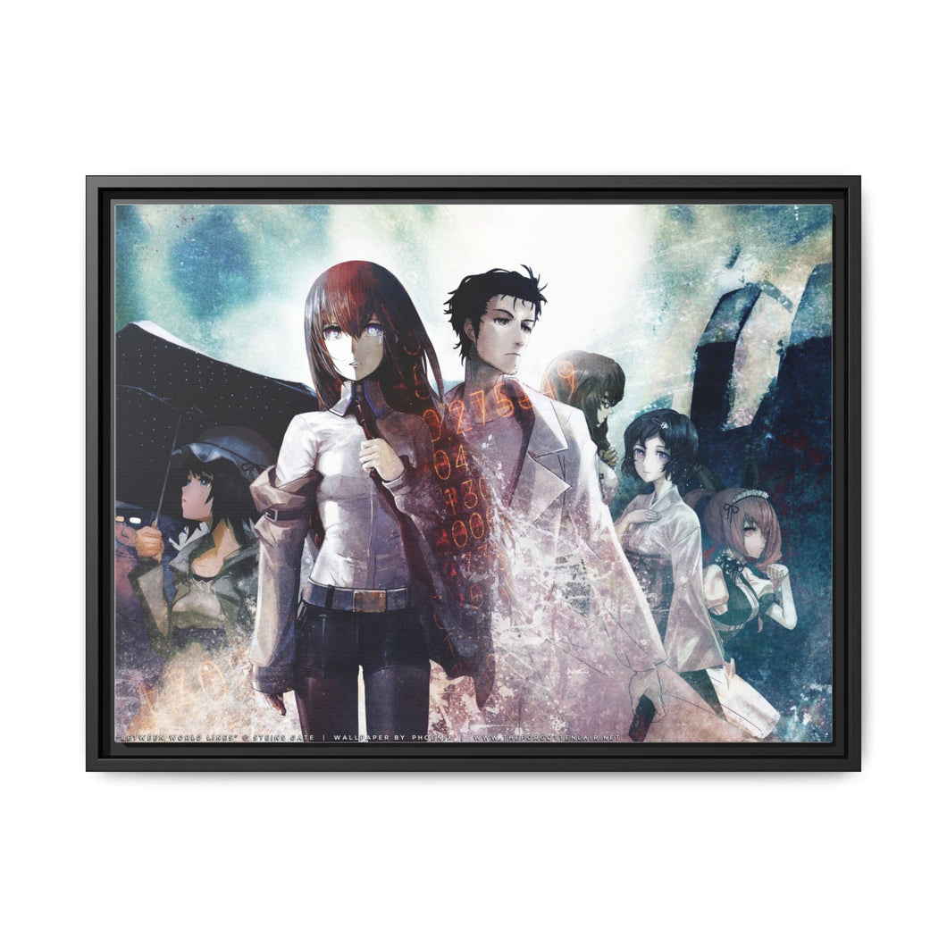 Lab Members Worldline Canvas Framed Art Print