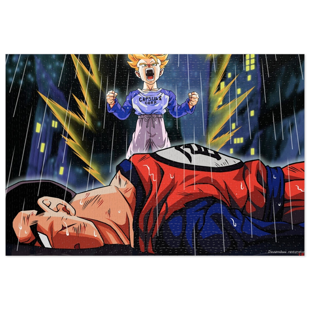 Future Trunks goes Super Saiyan Jigsaw Puzzle