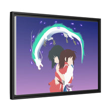 Load image into Gallery viewer, Spirited Away Minimalist Canvas Framed Art Print
