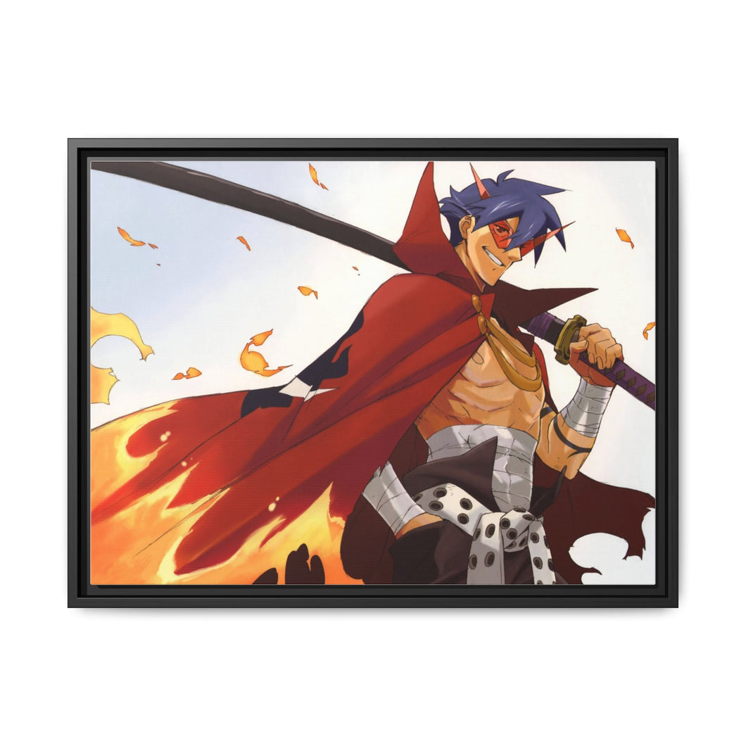 Tengen Toppa Gurren Lagann Canvas Framed Art Print