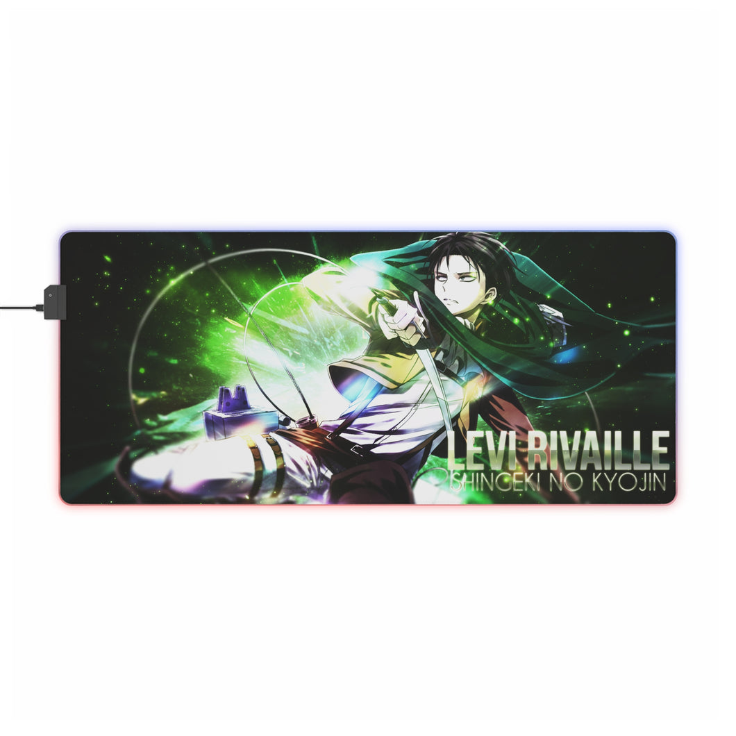 Anime Attack On Titan RGB LED Mouse Pad (Desk Mat)