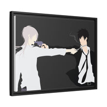 Load image into Gallery viewer, Villain and a hero Minimalist] Canvas Framed Art Print
