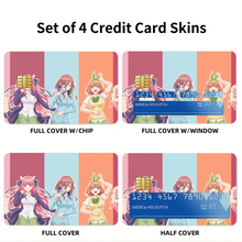 Load image into Gallery viewer, 5Toubun no Hanayome 21:9 Ultrawide  Credit Card Skins (4-in-1 Pack)
