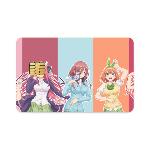The Quintessential Quintuplets Credit Card Skins