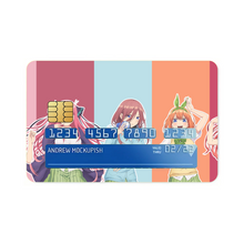 Load image into Gallery viewer, 5Toubun no Hanayome 21:9 Ultrawide  Credit Card Skins (4-in-1 Pack)
