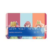 Load image into Gallery viewer, 5Toubun no Hanayome 21:9 Ultrawide  Credit Card Skins (4-in-1 Pack)
