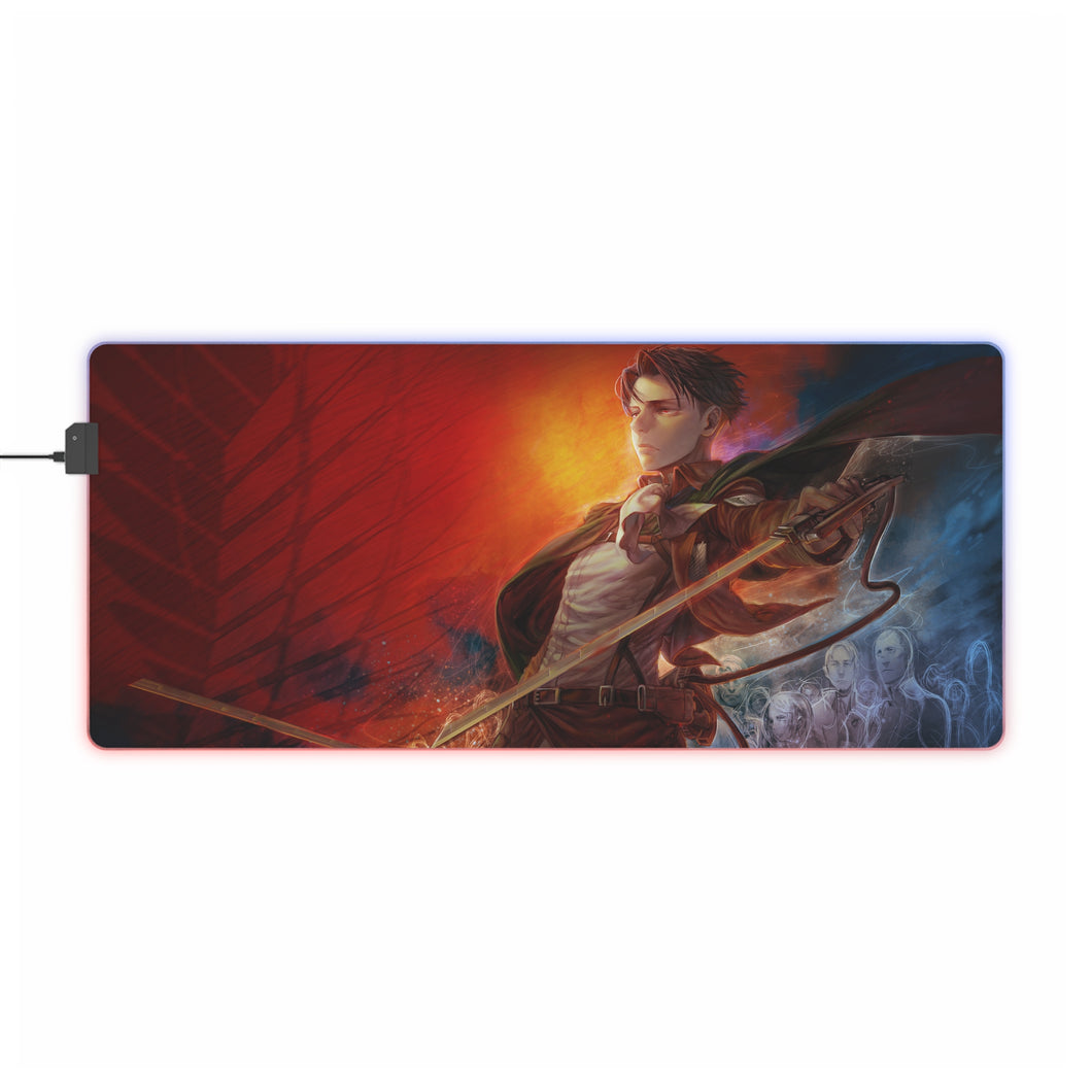 Anime Attack On Titan RGB LED Mouse Pad (Desk Mat)