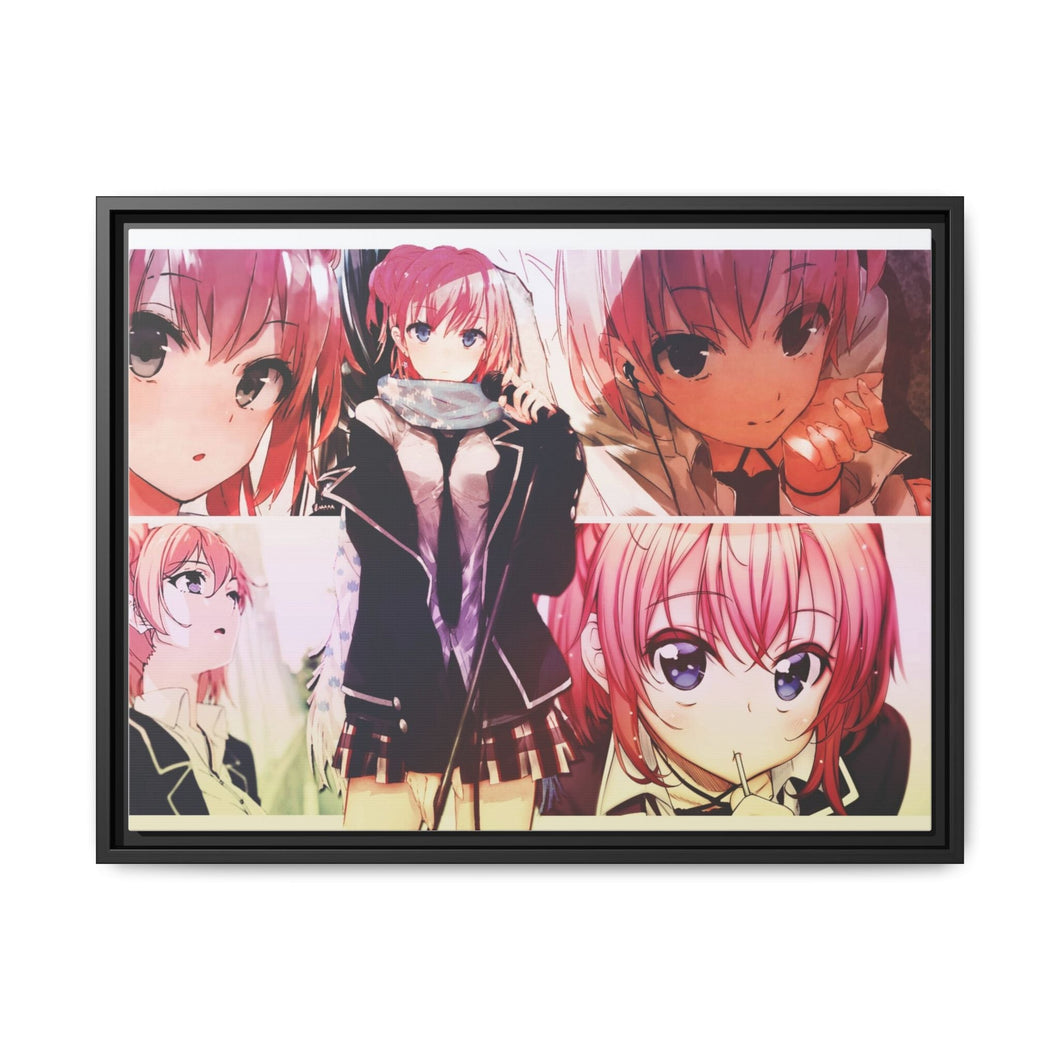 My Teen Romantic Comedy SNAFU Yui Yuigahama Canvas Framed Art Print