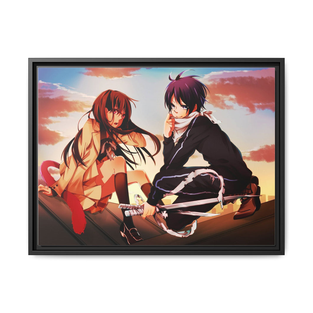 Anime Noragami Canvas Framed Art Print
