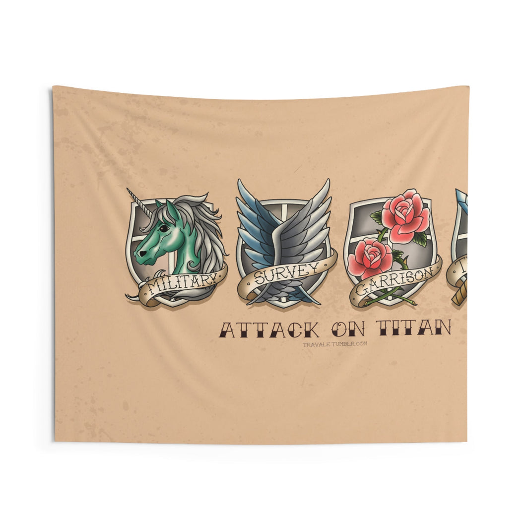 Anime Attack On Titan Indoor Wall Tapestry