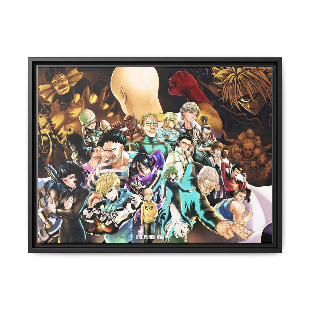 Anime One-Punch Man Canvas Framed Art Print