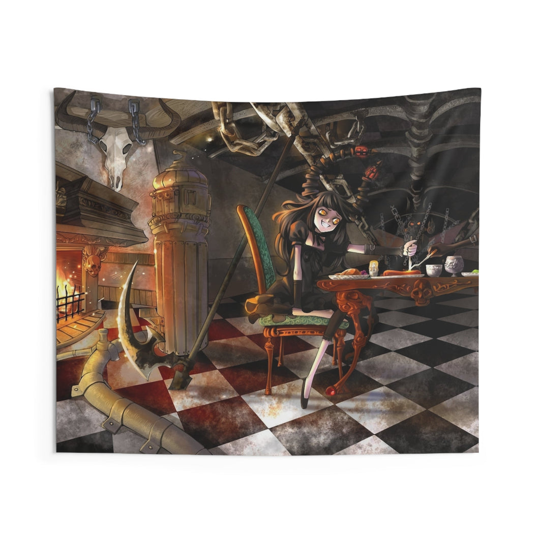 Black Rock Shooter Indoor Wall Tapestry