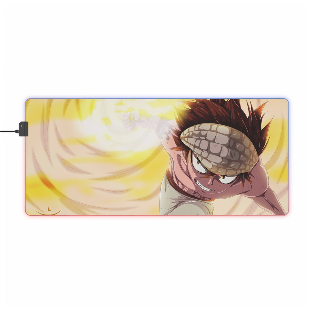 Fairy Tail Natsu Dragneel RGB LED Mouse Pad (Desk Mat)