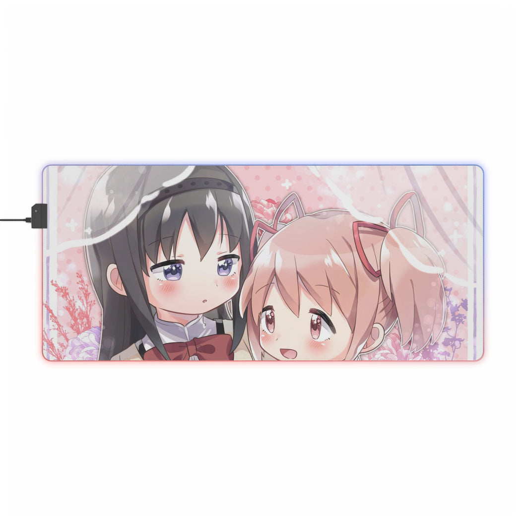 Puella Magi Madoka Magica RGB LED Mouse Pad (Desk Mat)