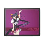 High School DxD Akeno Himejima Canvas Framed Art Print