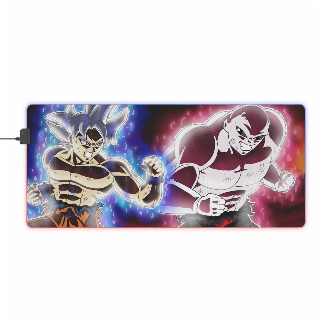 Goku VS Jiren :O RGB LED Mouse Pad (Desk Mat)