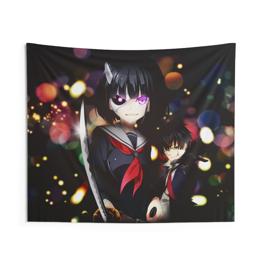 Anime Armed Girl's Machiavellism Indoor Wall Tapestry
