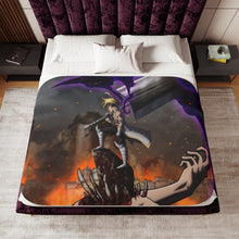 Load image into Gallery viewer, Medliodas Demon King Sherpa Blanket
