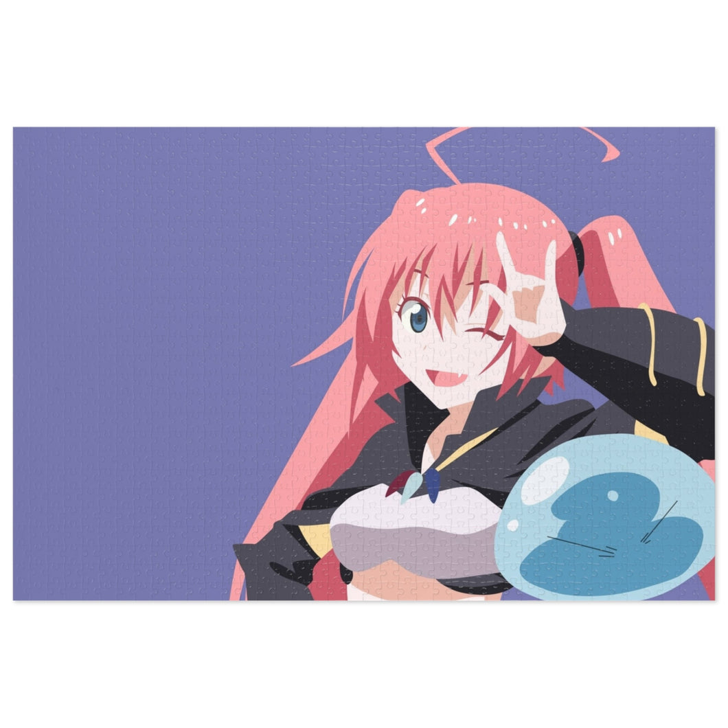 Milim Nava - Tensei Shitara Slime datta ken Minimalist Jigsaw Puzzle