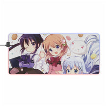 Load image into Gallery viewer, Is the Order a Rabbit? RGB LED Mouse Pad (Desk Mat)
