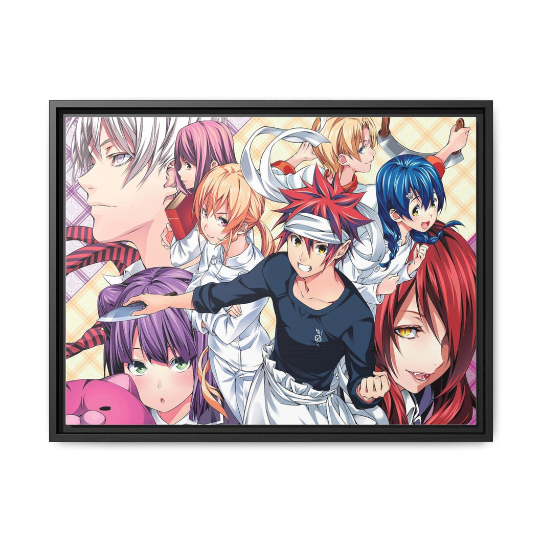 Anime Food Wars: Shokugeki no Soma Canvas Framed Art Print