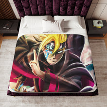 Load image into Gallery viewer, Anime Borutor Sherpa Blanket
