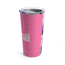 Load image into Gallery viewer, Glass Heart Princess Tumbler 20oz

