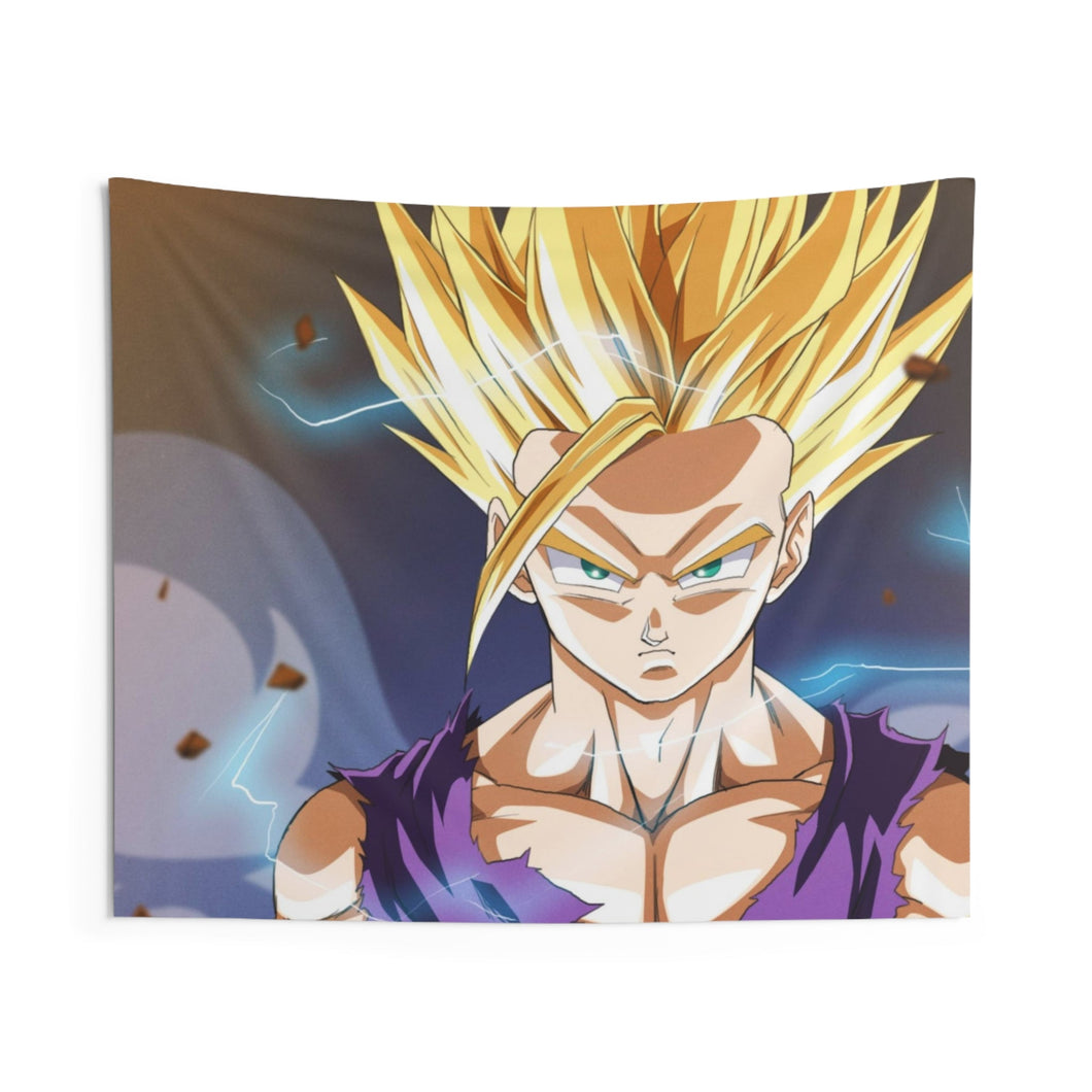 Gohan is Mad Indoor Wall Tapestry
