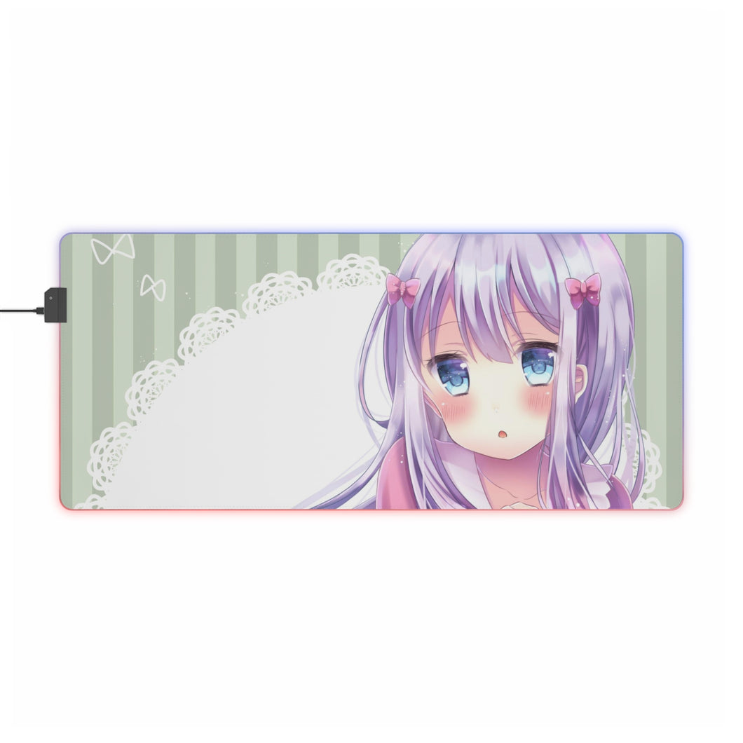 EroManga-Sensei RGB LED Mouse Pad (Desk Mat)