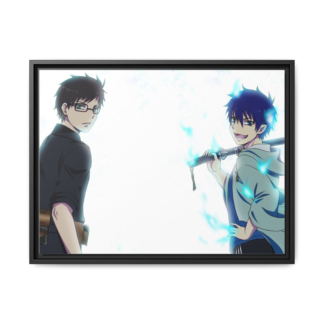 Blue Exorcist Canvas Framed Art Print