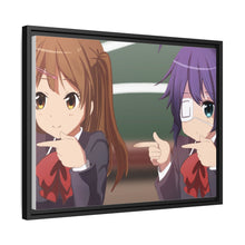 Load image into Gallery viewer, Anime Love, Chuni Canvas Framed Art Print
