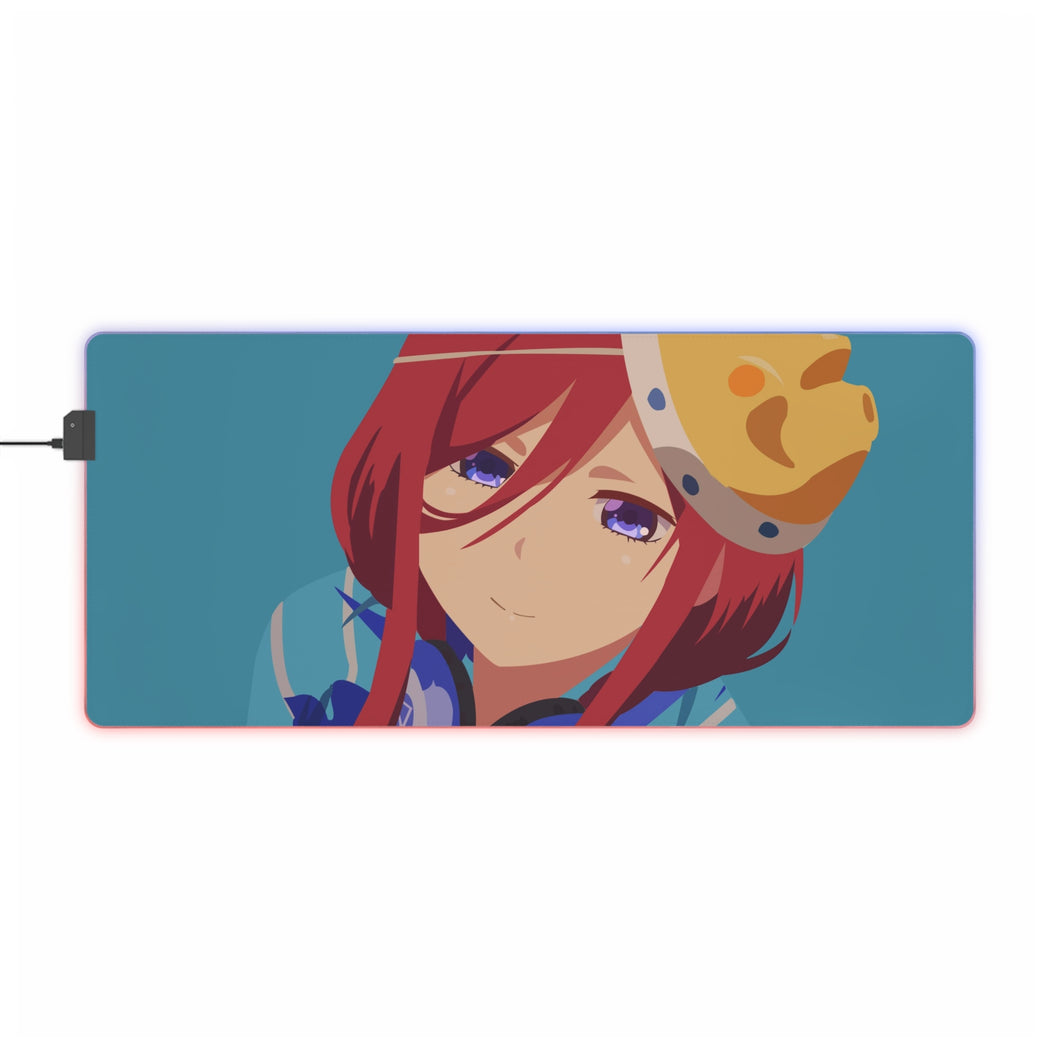 The Quintessential Quintuplets Miku Nakano RGB LED Mouse Pad (Desk Mat)