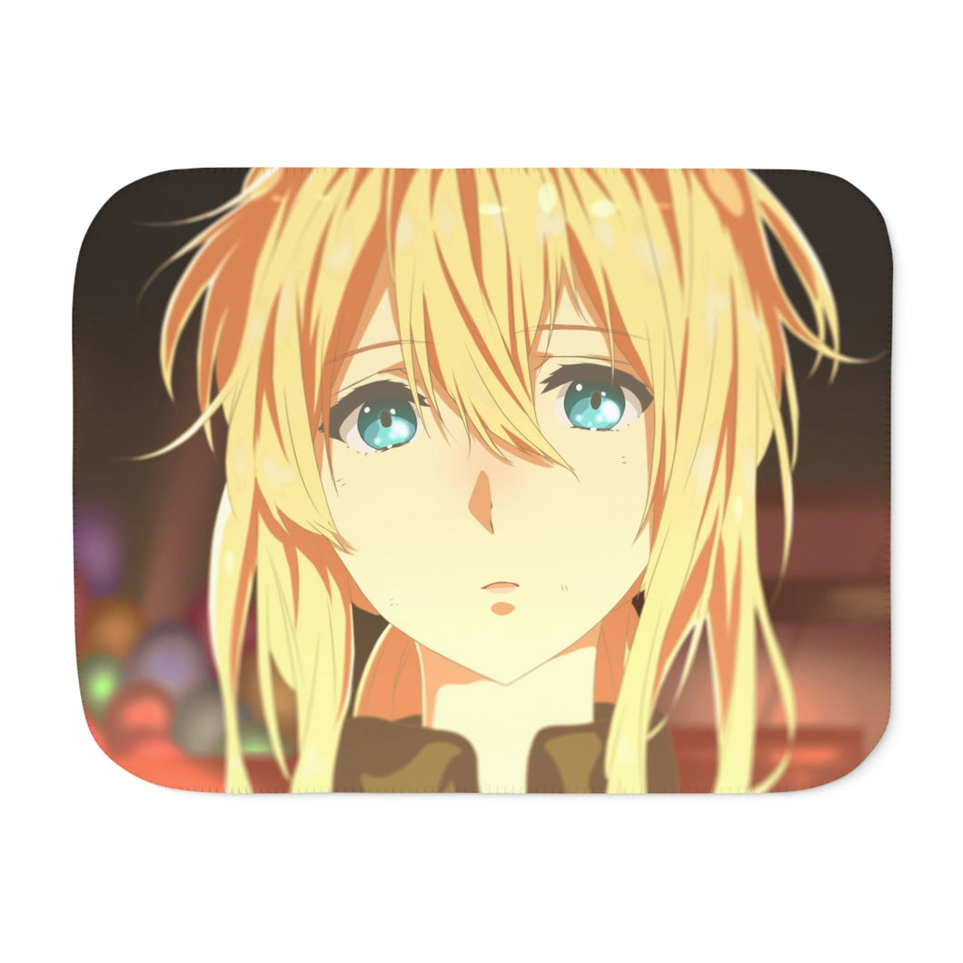 Violet Evergarden Sherpa Blanket